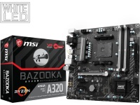 MSI A320M BAZOOKA AM4 AMD Ryzen™ DDR4 3200+MHz (O.C.) USB 3.1 Anakart - 1